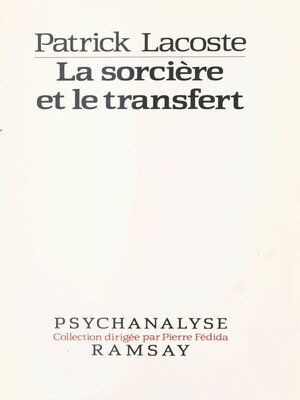 cover image of La sorcière et le transfert